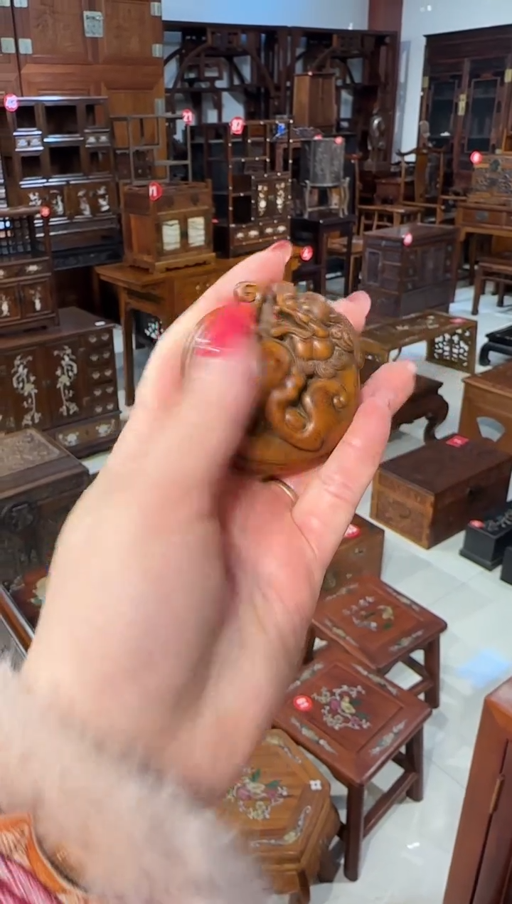 【闪购商品】木木艺黄杨木貔貅挂件68.8888
