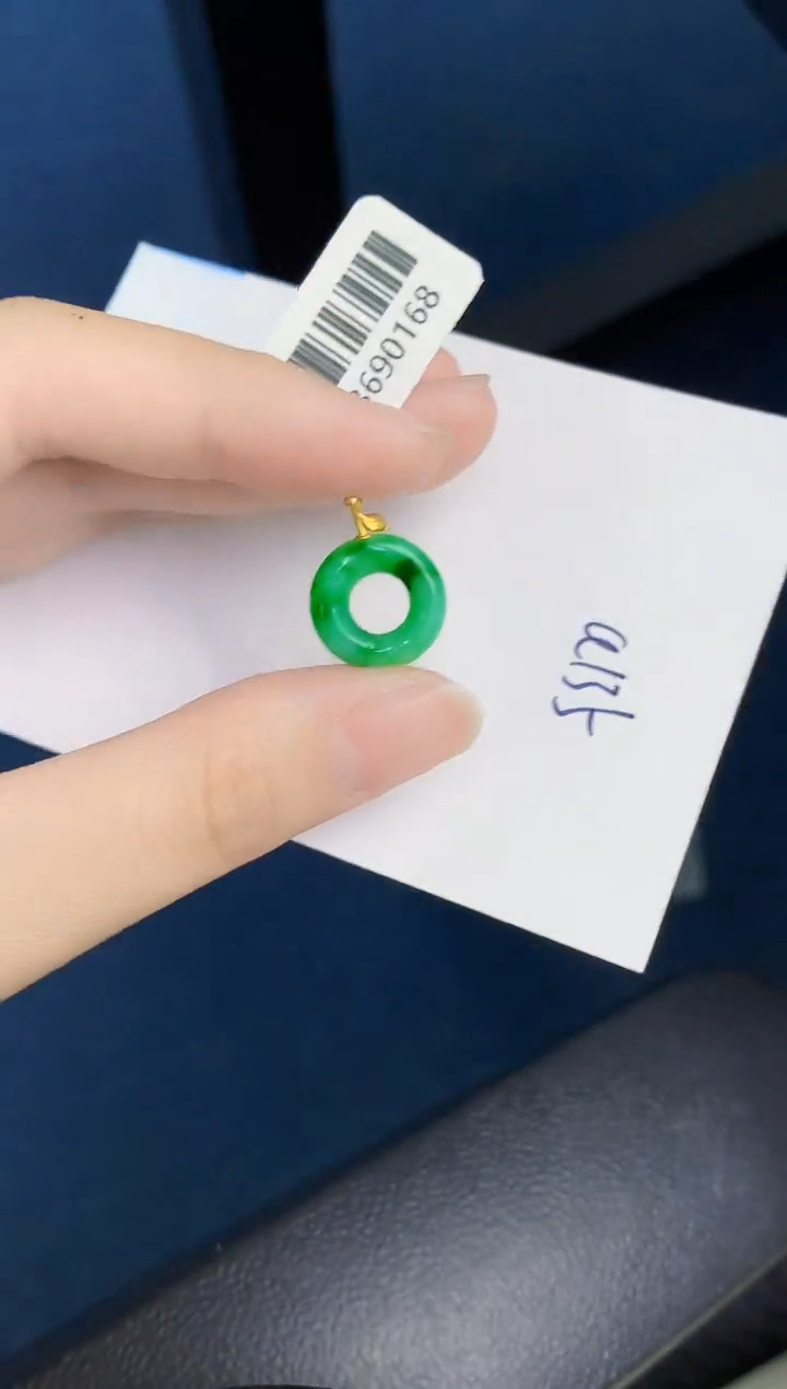 【闪购商品】翡翠颈饰18K金镶嵌000000000