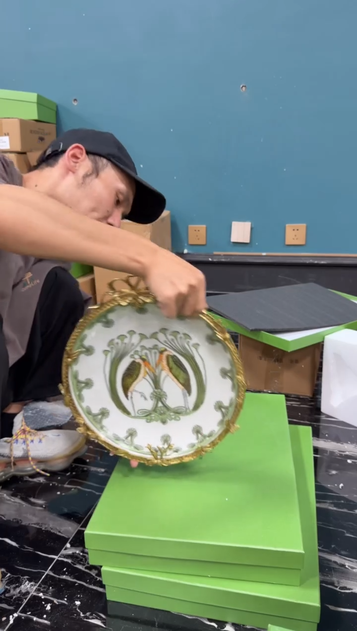 黄铜黛姿家居装饰品摆件  