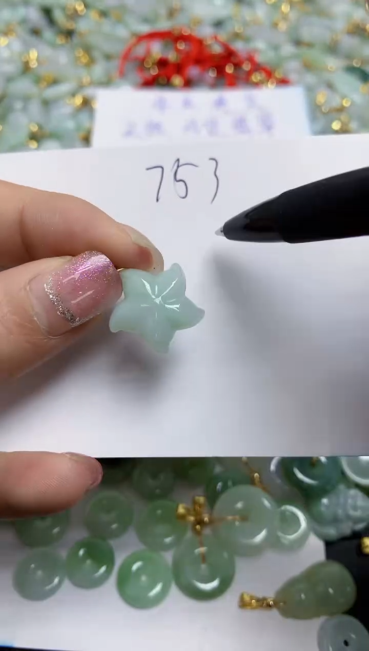 【闪购商品】翡翠颈饰合金天然翡翠A货