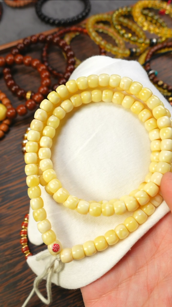 【闪购商品】蜜蜡手链未镶嵌2292/6.5mm红标蜜蜡108