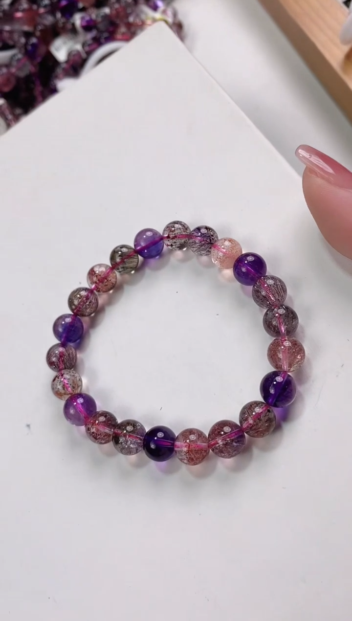 【闪购商品】水晶超七单圈8*+未镶嵌多人多样性发其一