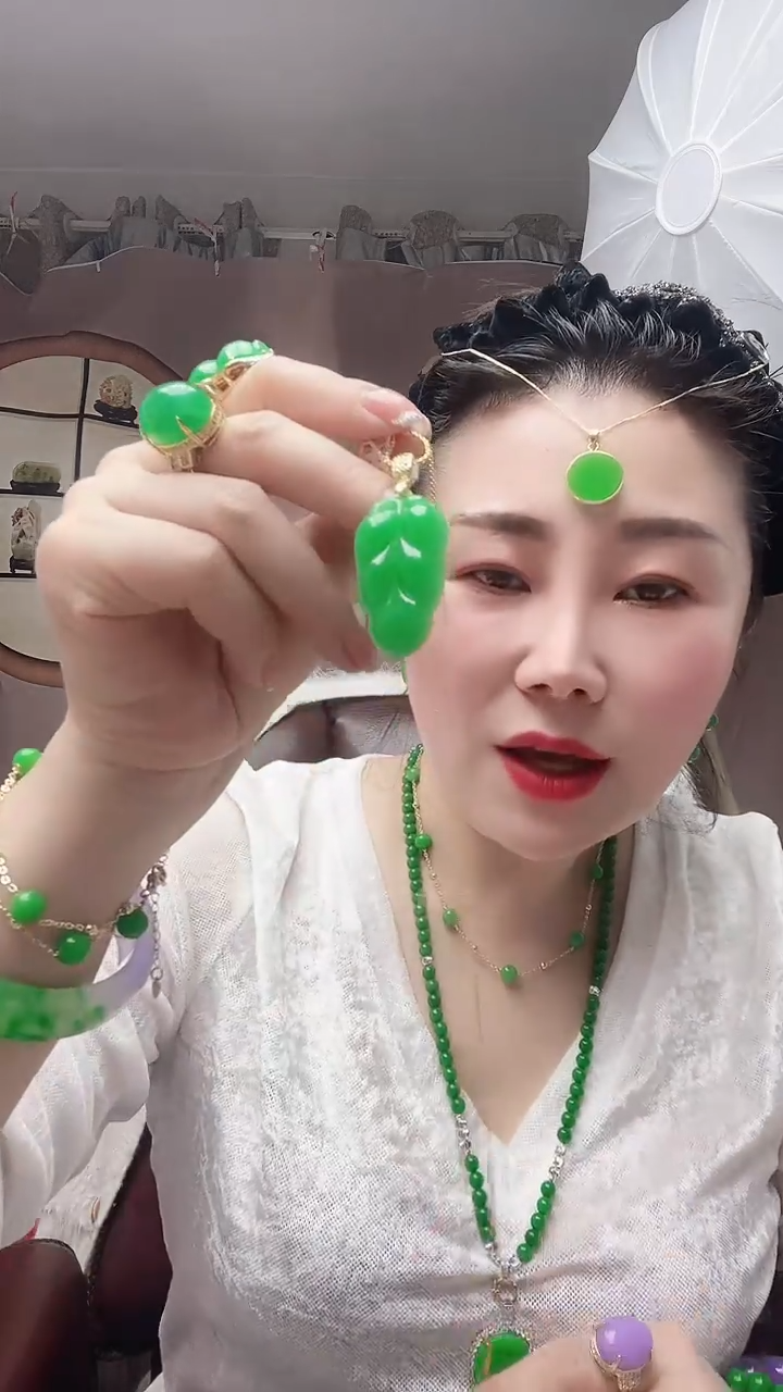 【闪购商品】翡翠颈饰14K金镶嵌X38号