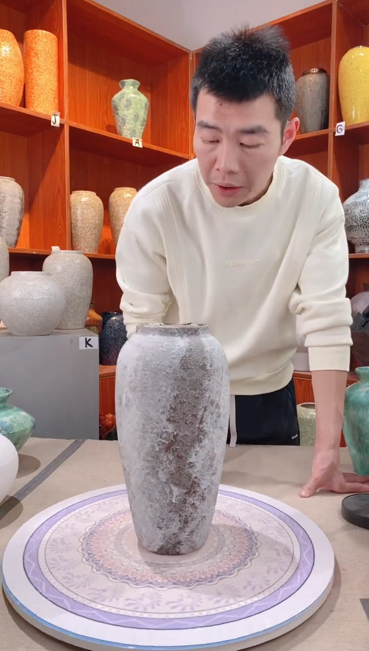 【闪购商品】瓶 陶瓷花瓶 无花 雪花秀 大号