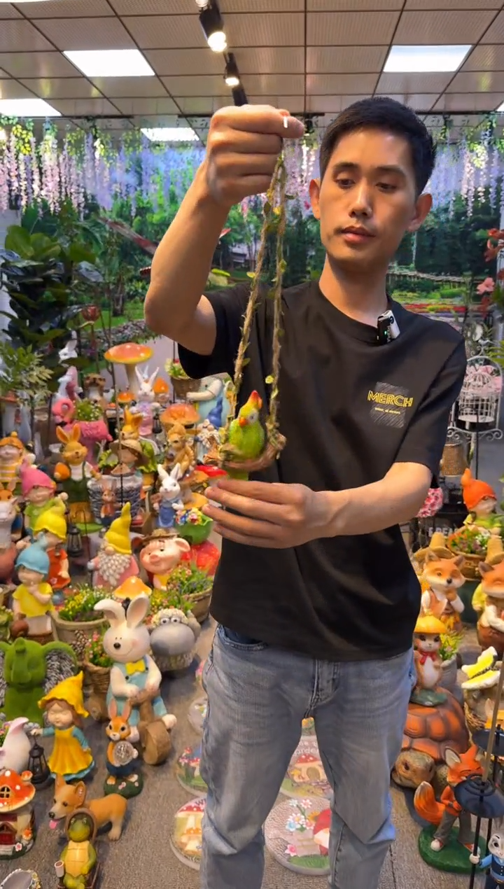 无花朵花园庭院摆件&00&