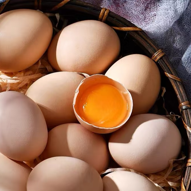 0农残{农家散养柴鸡蛋}30枚现捡现发