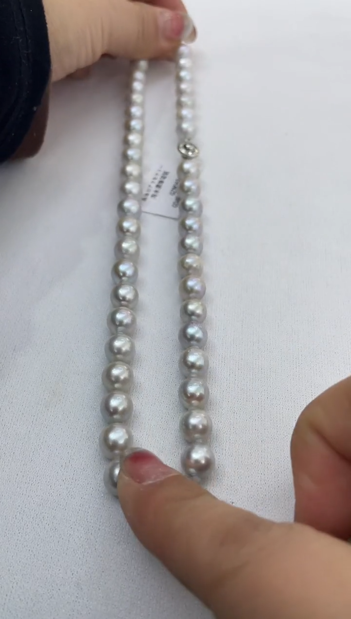 【闪购商品】海水珍珠颈饰未镶嵌真多麻满珠项链
