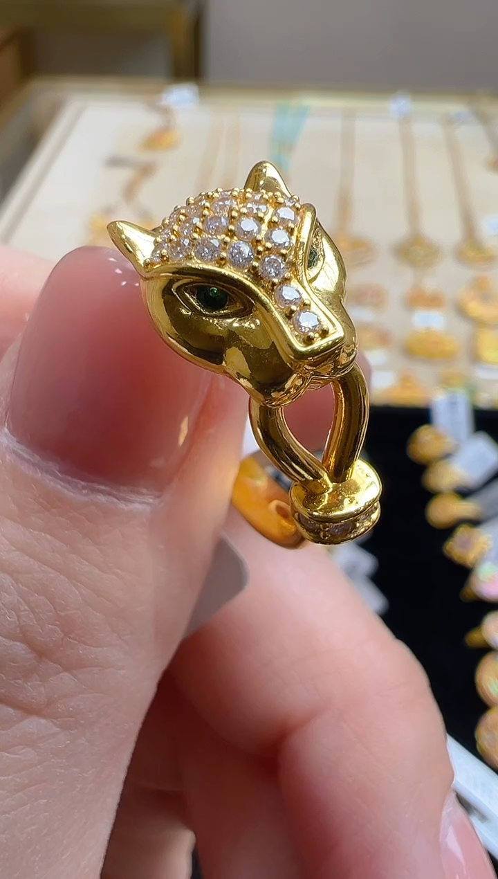 【闪购商品】定制足金戒指/指环多样性发货拍一发一