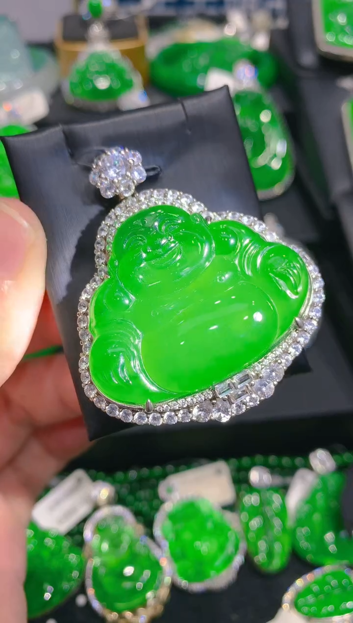 【闪购商品】翡翠颈饰银S925镶嵌52一季