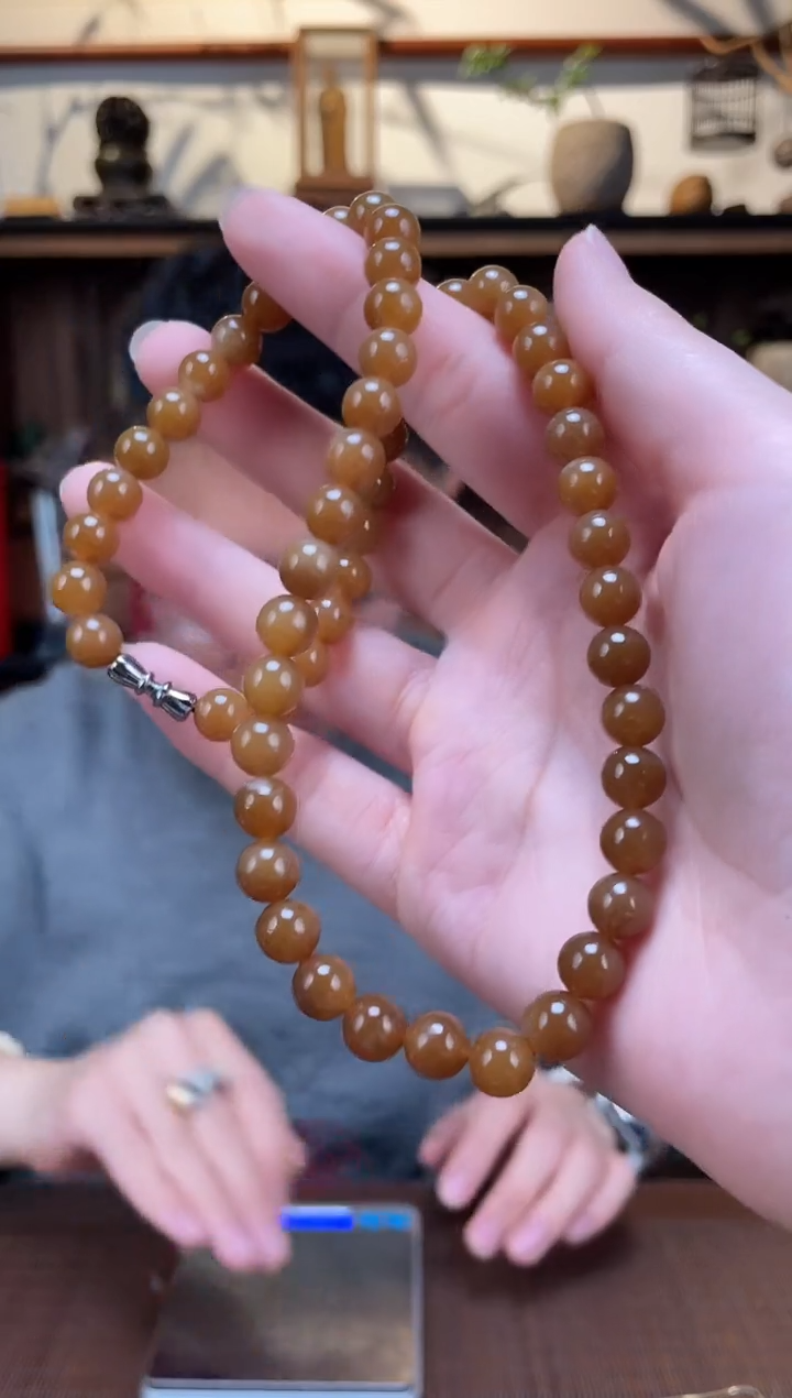 【闪购商品】和田玉项链未镶嵌糖料项链YR