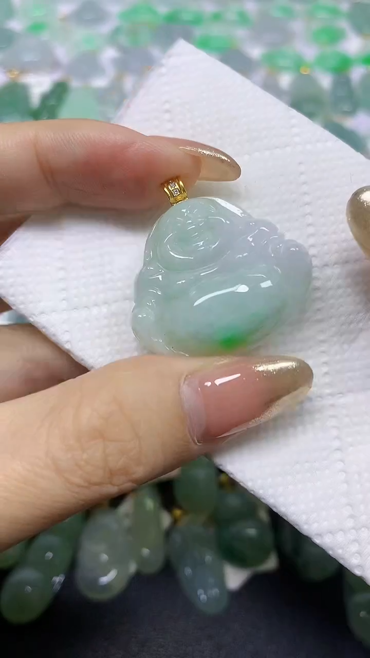 颈饰未镶嵌翡翠A货