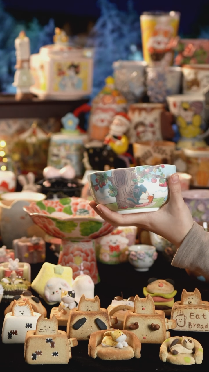 其他陶景德镇釉下彩手绘设计师款陶瓷