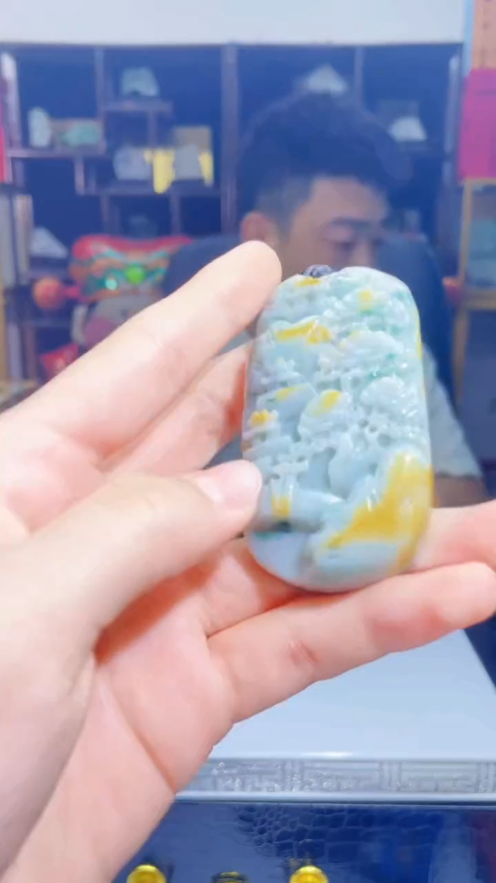 翡翠未镶嵌吊坠(不含链)C502