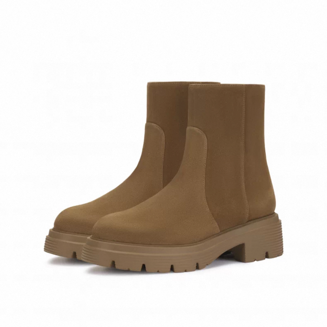 【北京东方】SW HUDSON LITE ZIP BOOTIE摩卡慕斯磨砂皮短靴