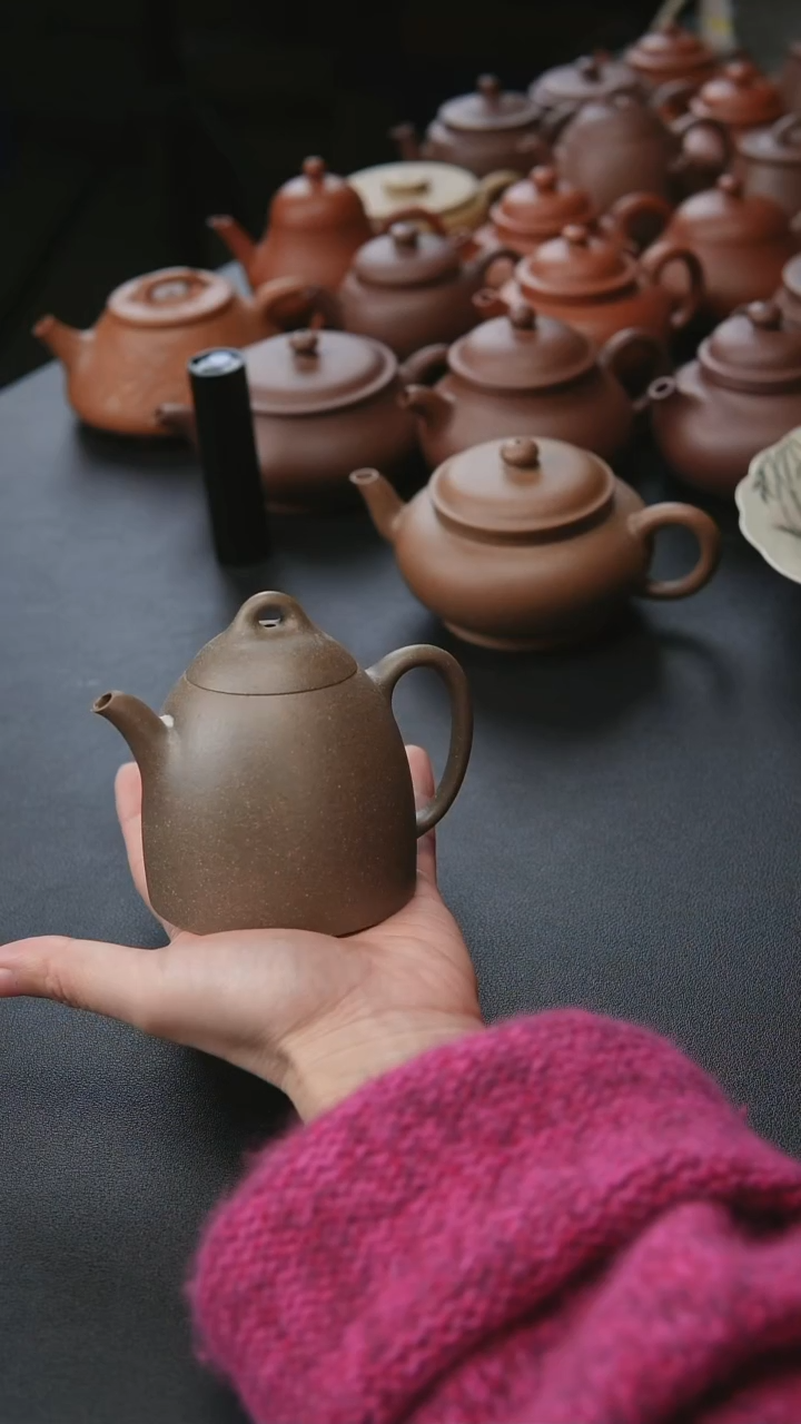 【闪购商品】紫砂茶壶紫砂壶底板料秦权170毫升