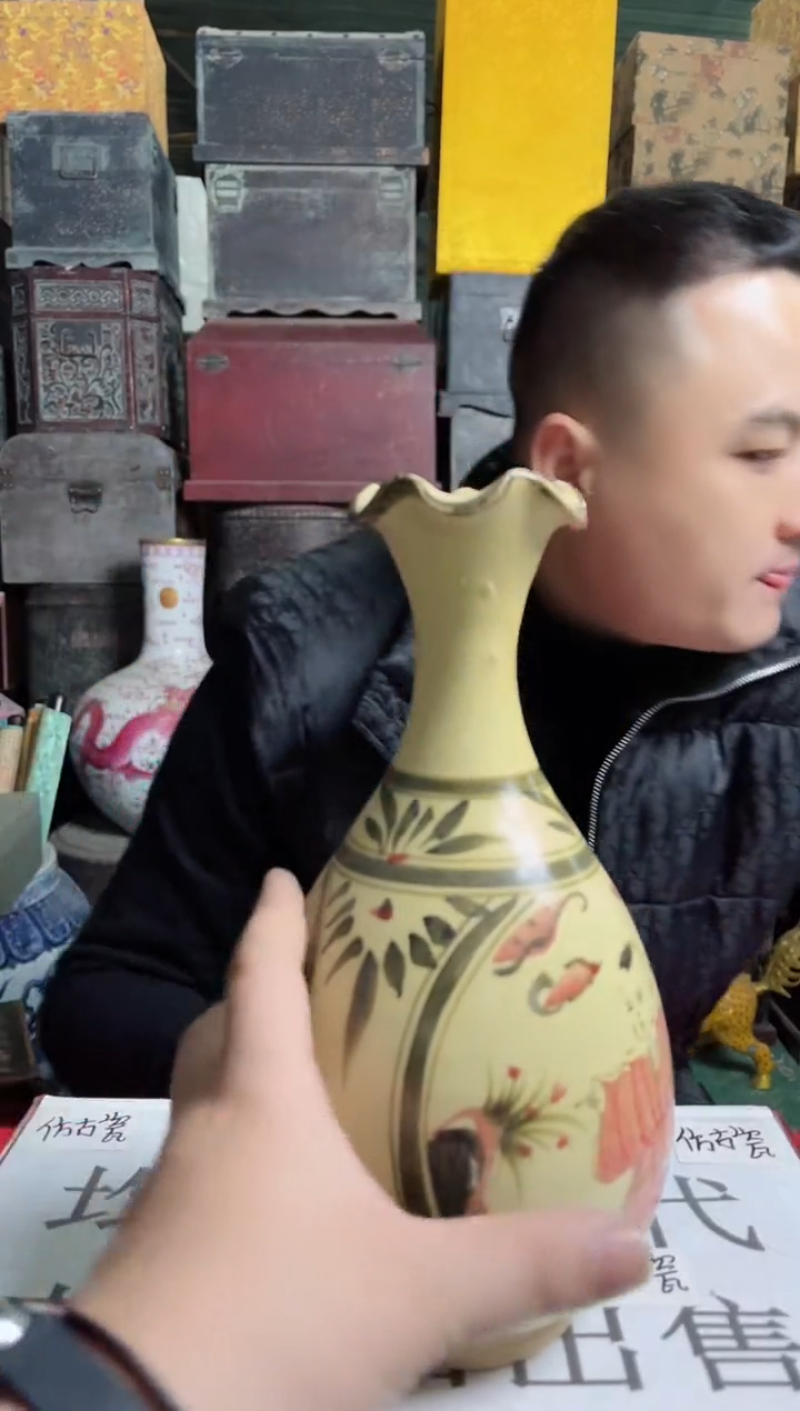 摆件陶高端陶瓷L223