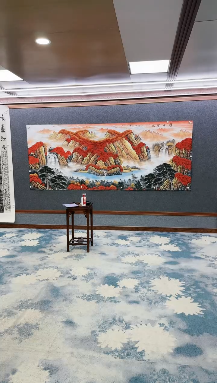 绘画z刘雪红-山水国画-大丈二