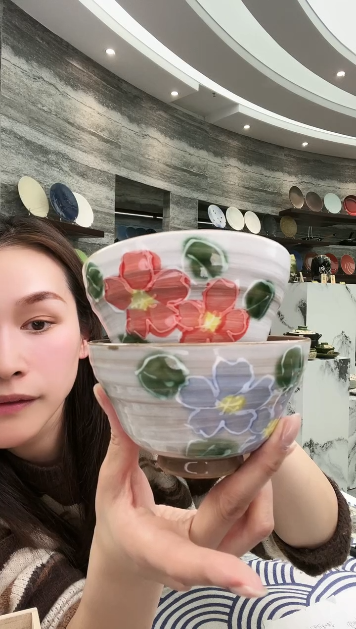 【闪购商品】瓷12cm米饭碗两只装两只