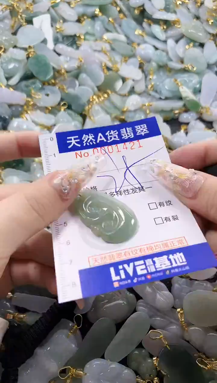 颈饰未镶嵌翡翠天然A货翡翠