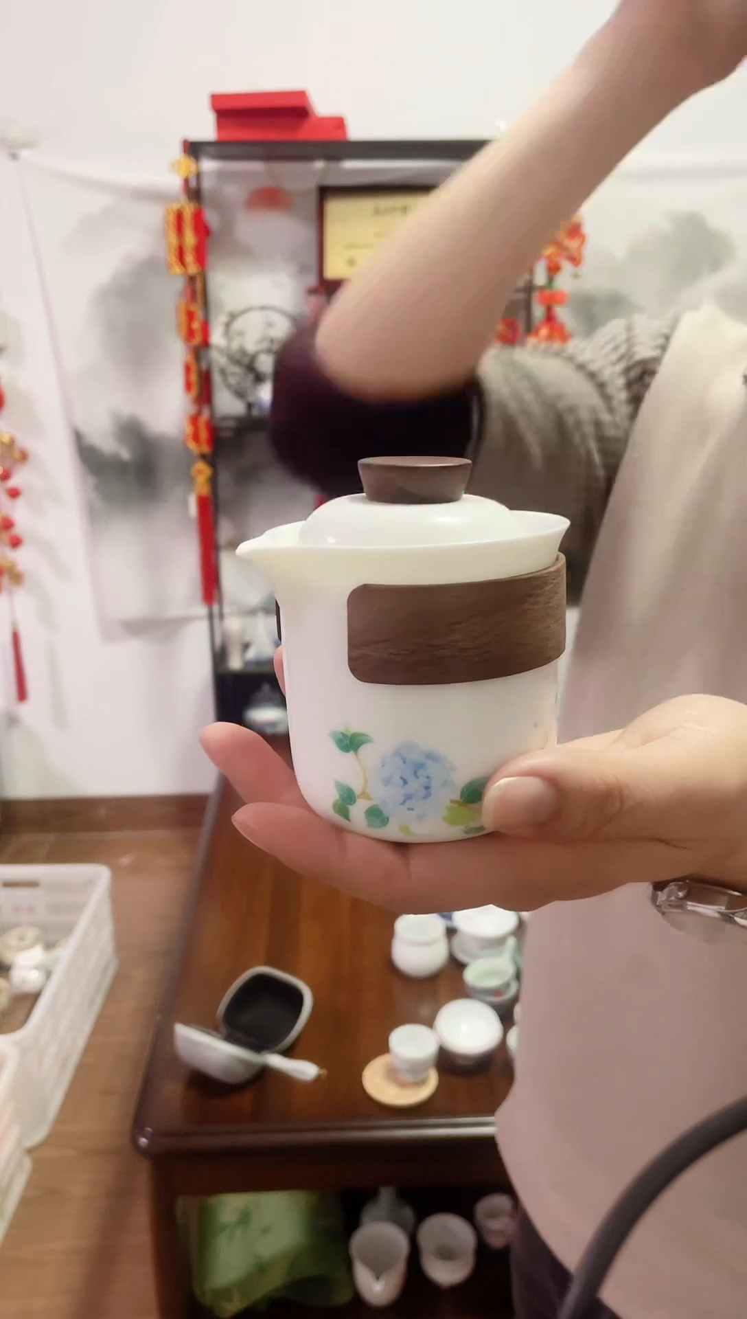 【闪购商品】【瓷心匠物】直播间福利专款绣球花旅行套组