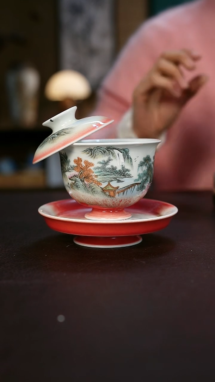 【闪购商品】景德镇陶瓷杯碗柴烧多人