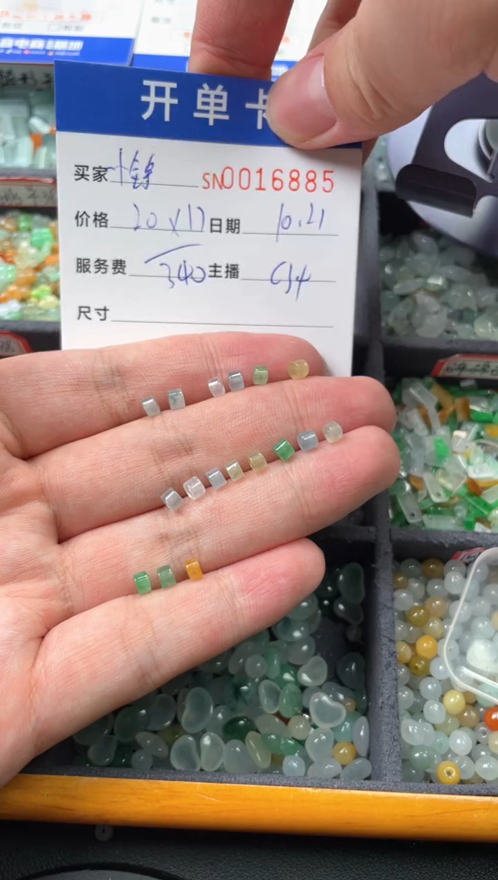 颈饰未镶嵌翡翠小*梨16885