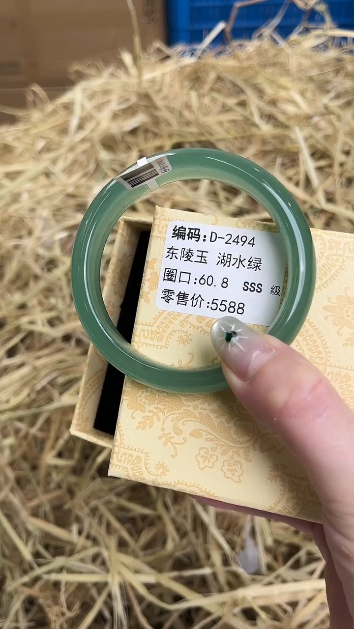 未镶嵌手镯石英质玉D-2494