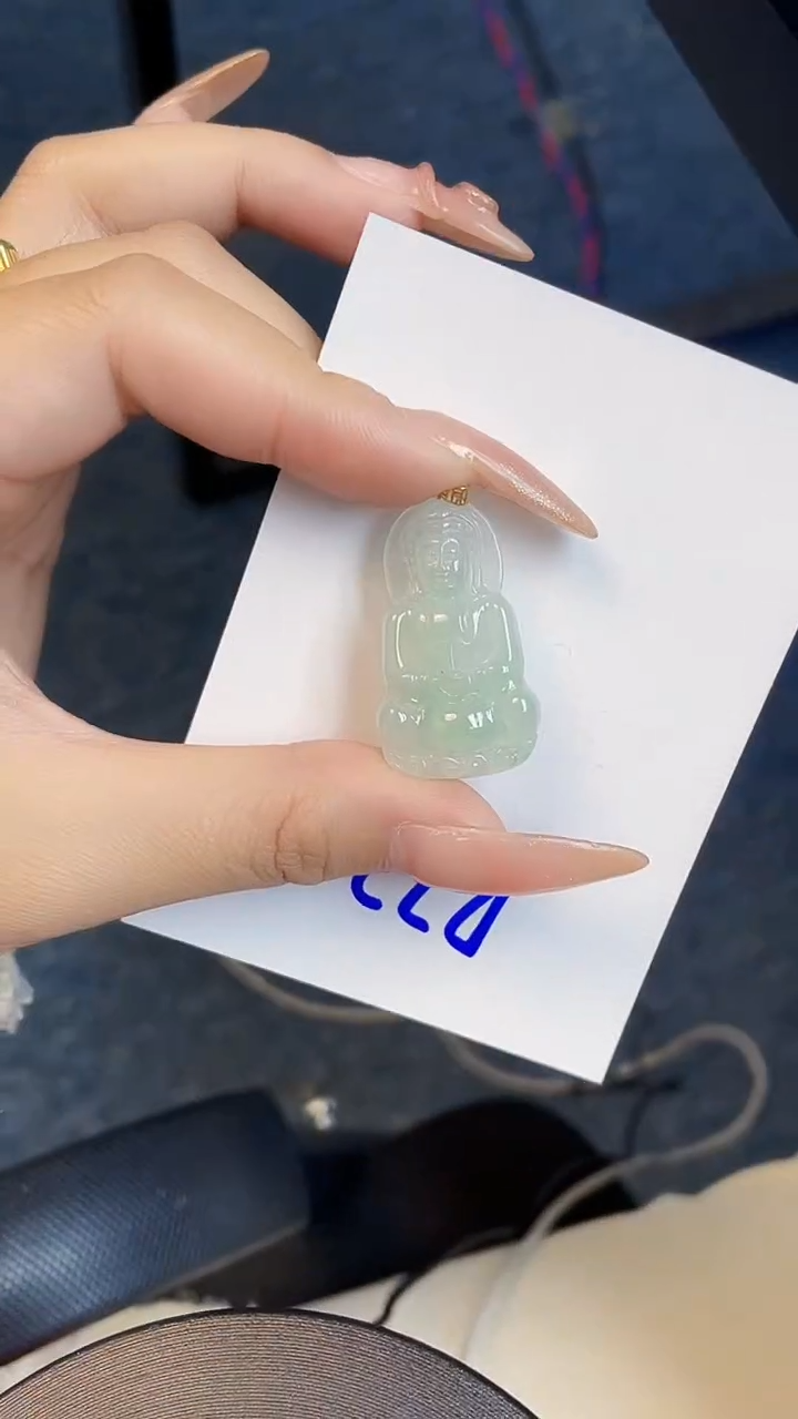 【闪购商品】翡翠颈饰18K金镶嵌00000000