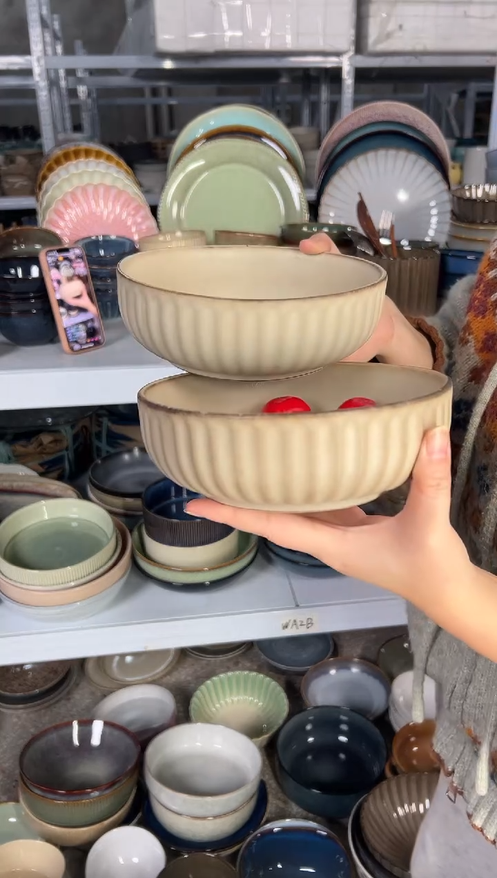 陶瓷外贸尾货瑕疵满20包邮重瑕特价孤品清仓X2面碗
