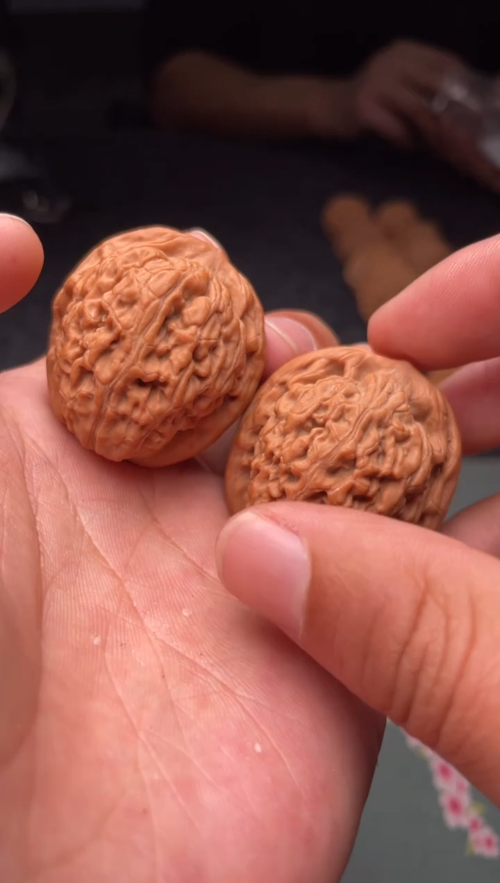 把件文玩核桃a93  莲花 34尺