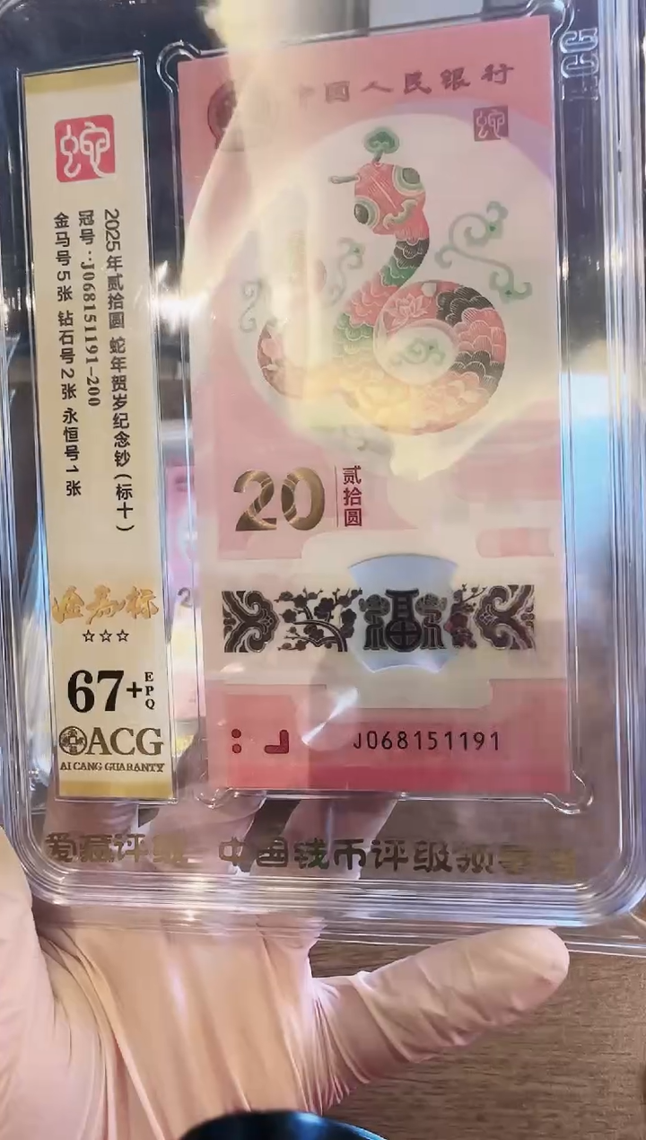 塑料2025蛇钞爱藏新标十啊啊啊啊
