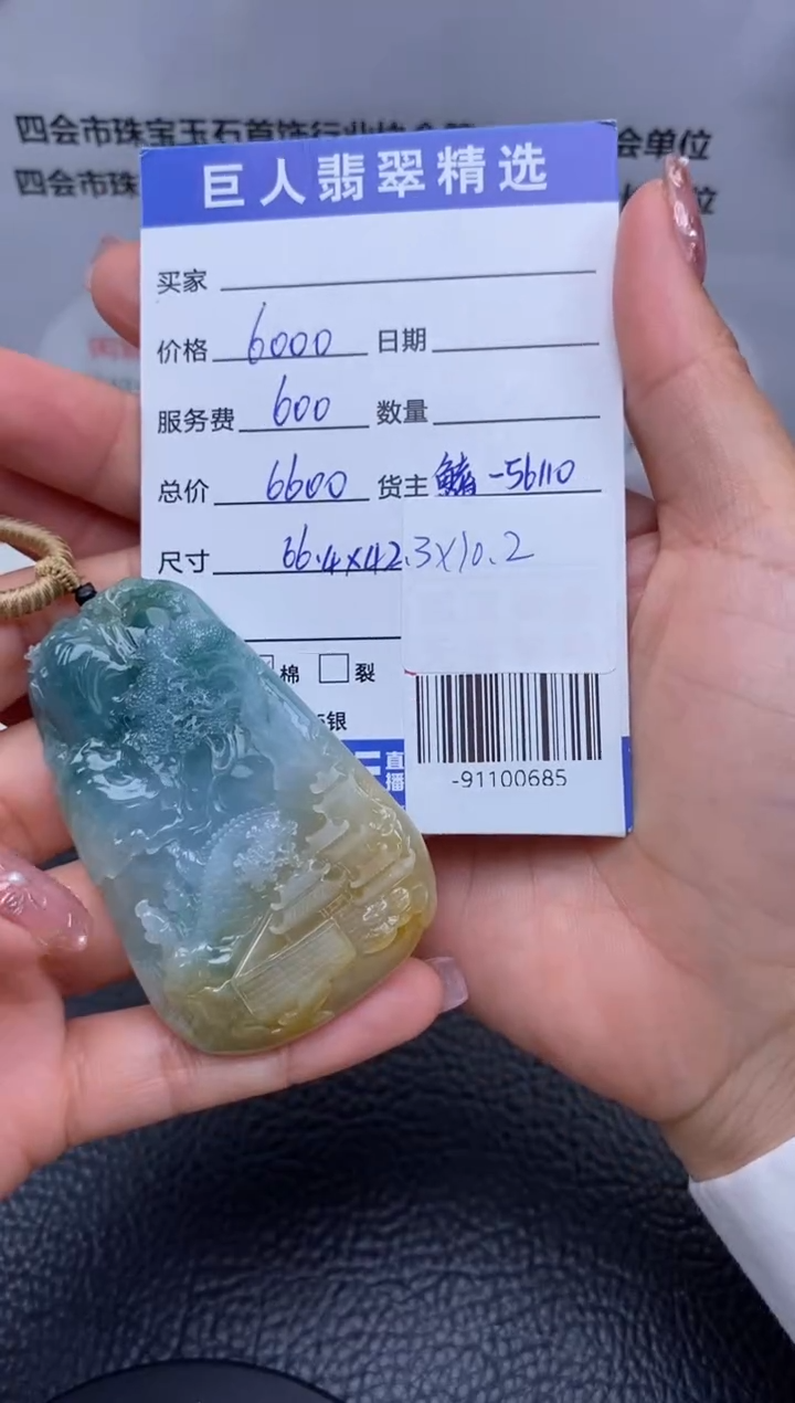 【闪购商品】翡翠颈饰未镶嵌多人-91100685