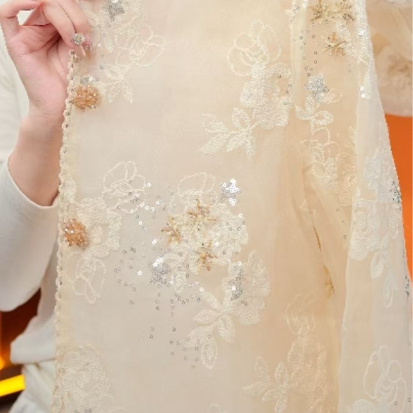 HH-2025新款气质蝴蝶亮片小香风外套