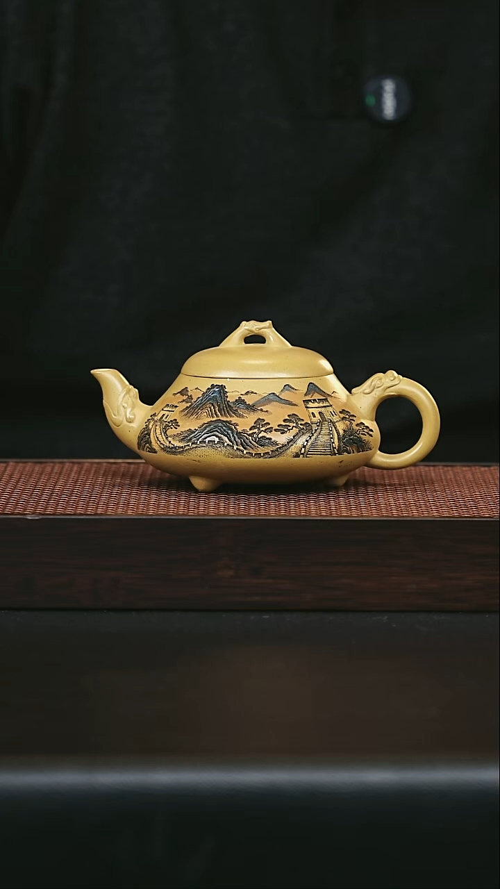 茶壶紫砂宜兴紫砂  汉棠石瓢