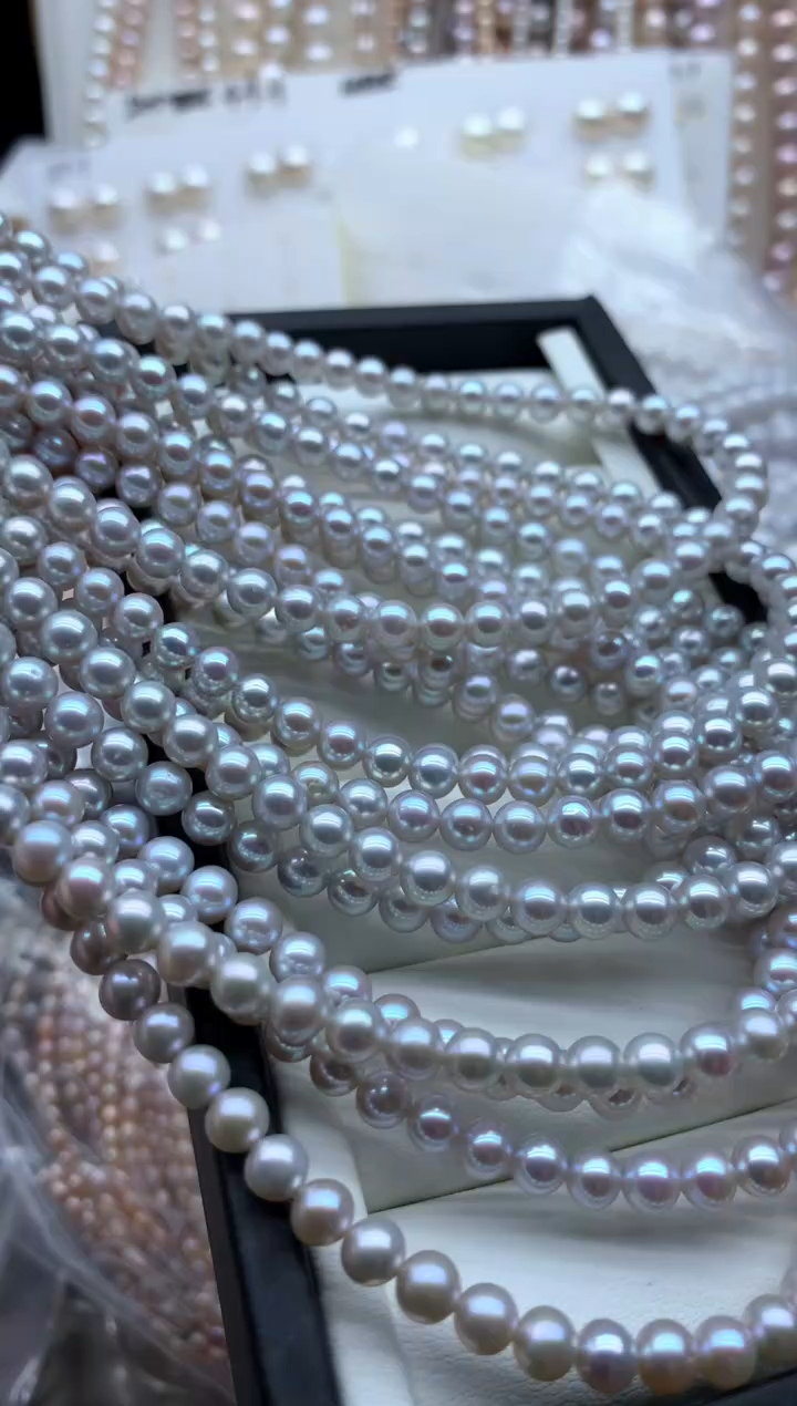 项链银S925镶嵌淡水珍珠多样性发其一，非无暇