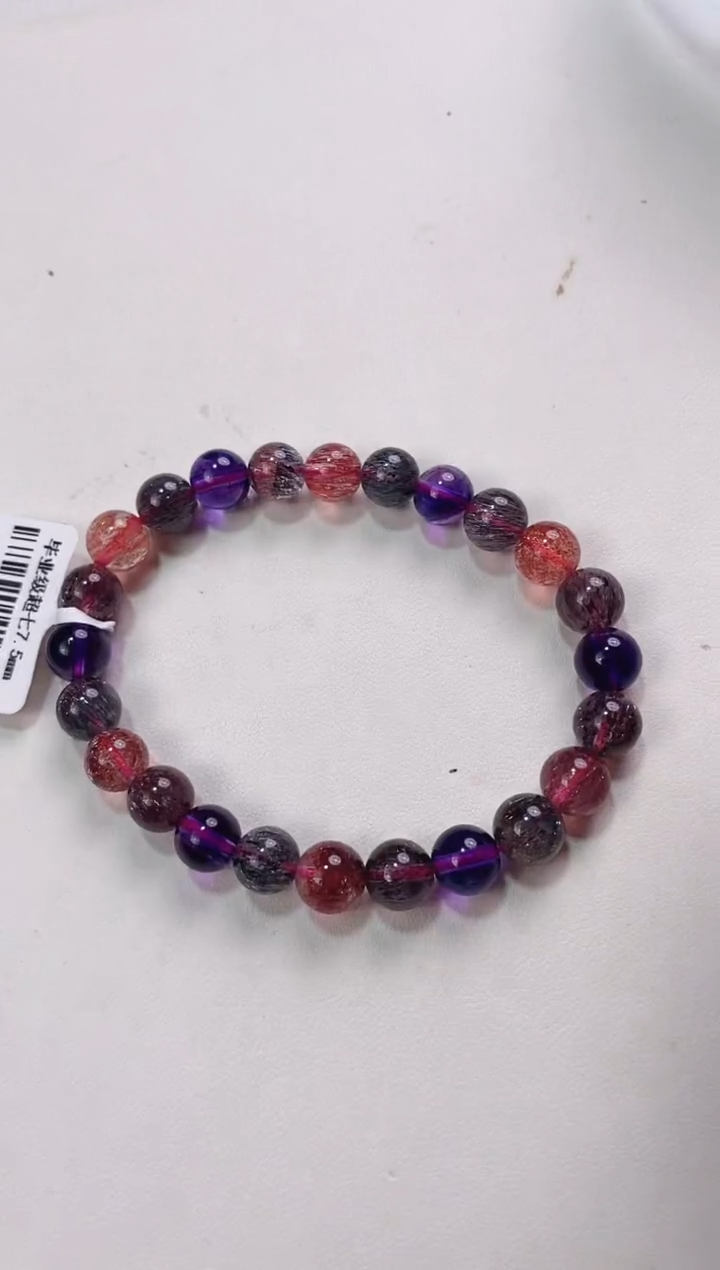 【闪购商品】水晶超七单圈7.5*未镶嵌多人多样性发其一