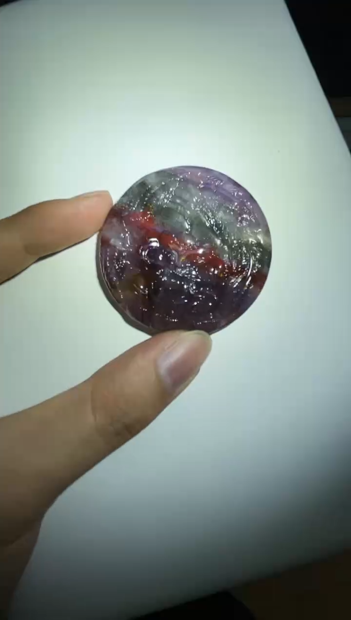 【闪购商品】水晶吊坠(不含链)未镶嵌极光23雕刻件 多样性发一