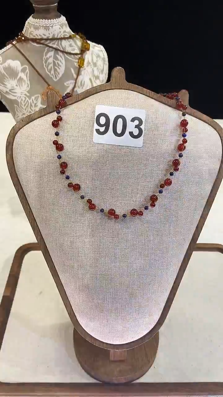 项链钛钢淡水珍珠903