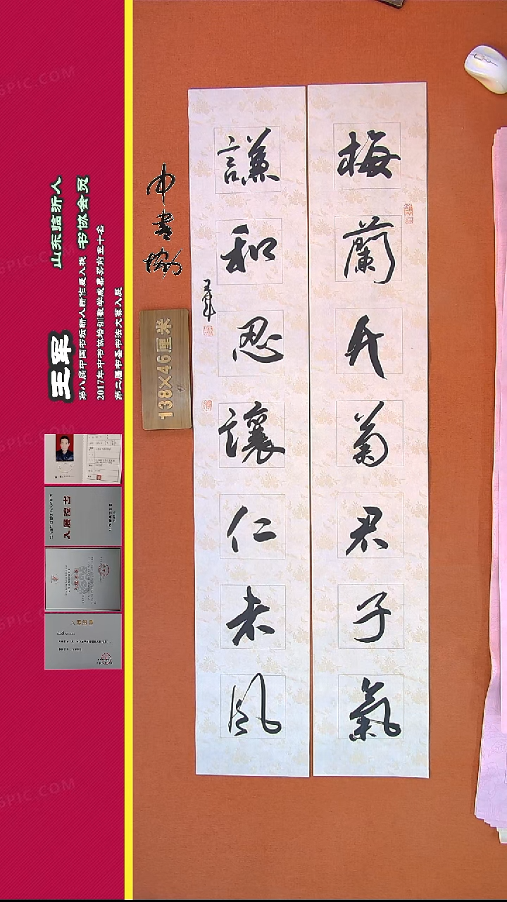 【闪购商品】书法474王军书法作品