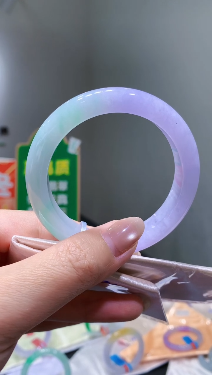 未镶嵌手镯翡翠K77天然A货缅甸翡翠57.6