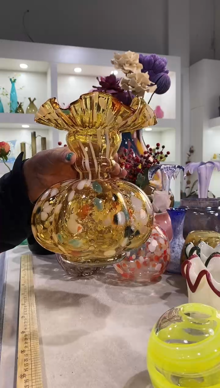 慕忆家手作琉璃花瓶