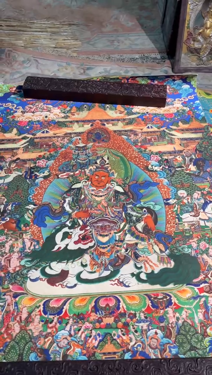 卷轴画卷轴画路路的唐卡tk160