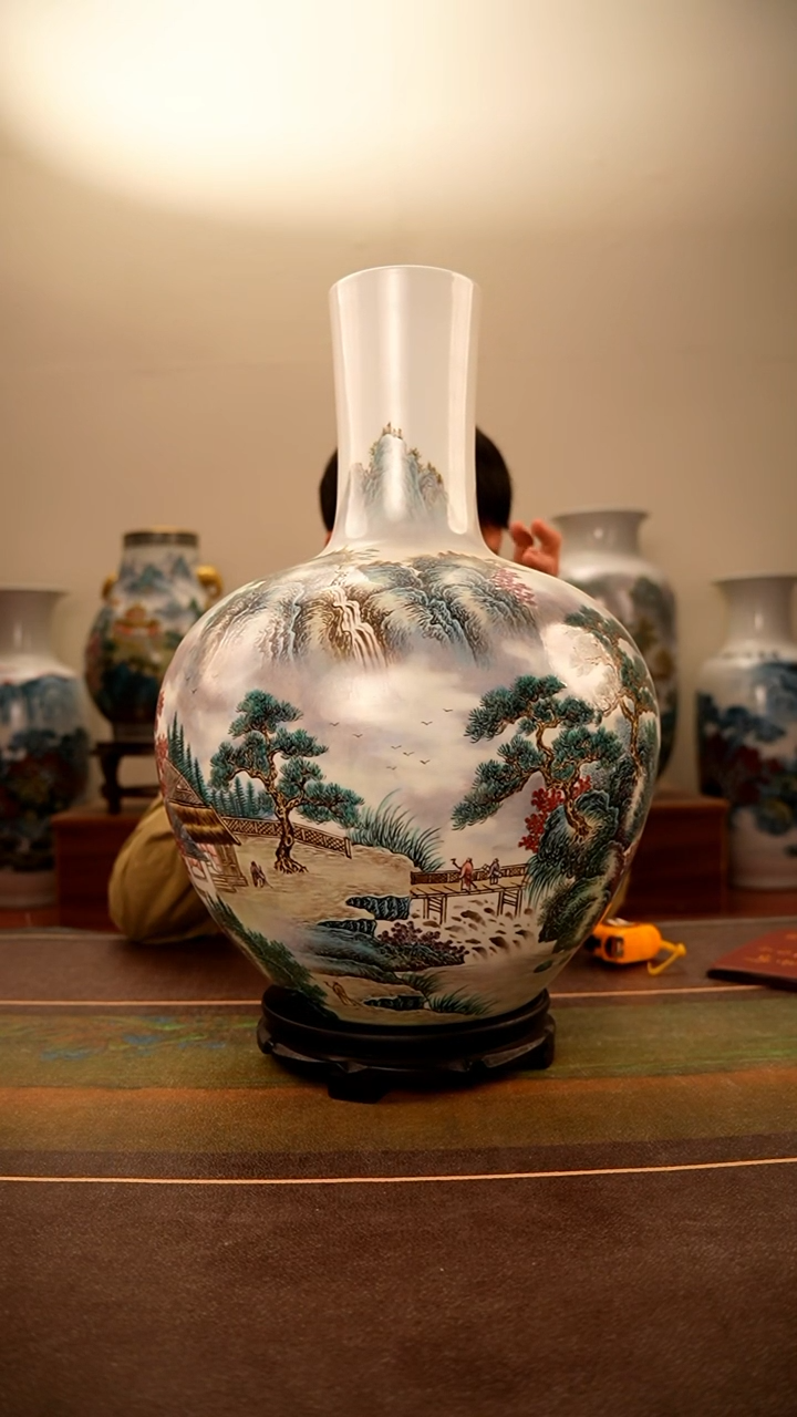 【闪购商品】摆件瓷造确保手工手绘作品