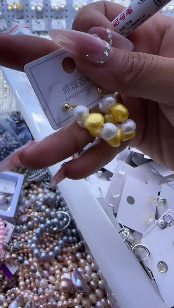 【闪购商品】淡水珍珠耳饰未镶嵌530