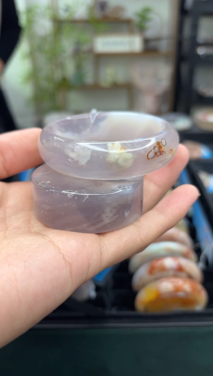 【闪购商品】石英质玉手镯未镶嵌A 133(56圈赠送镯心)