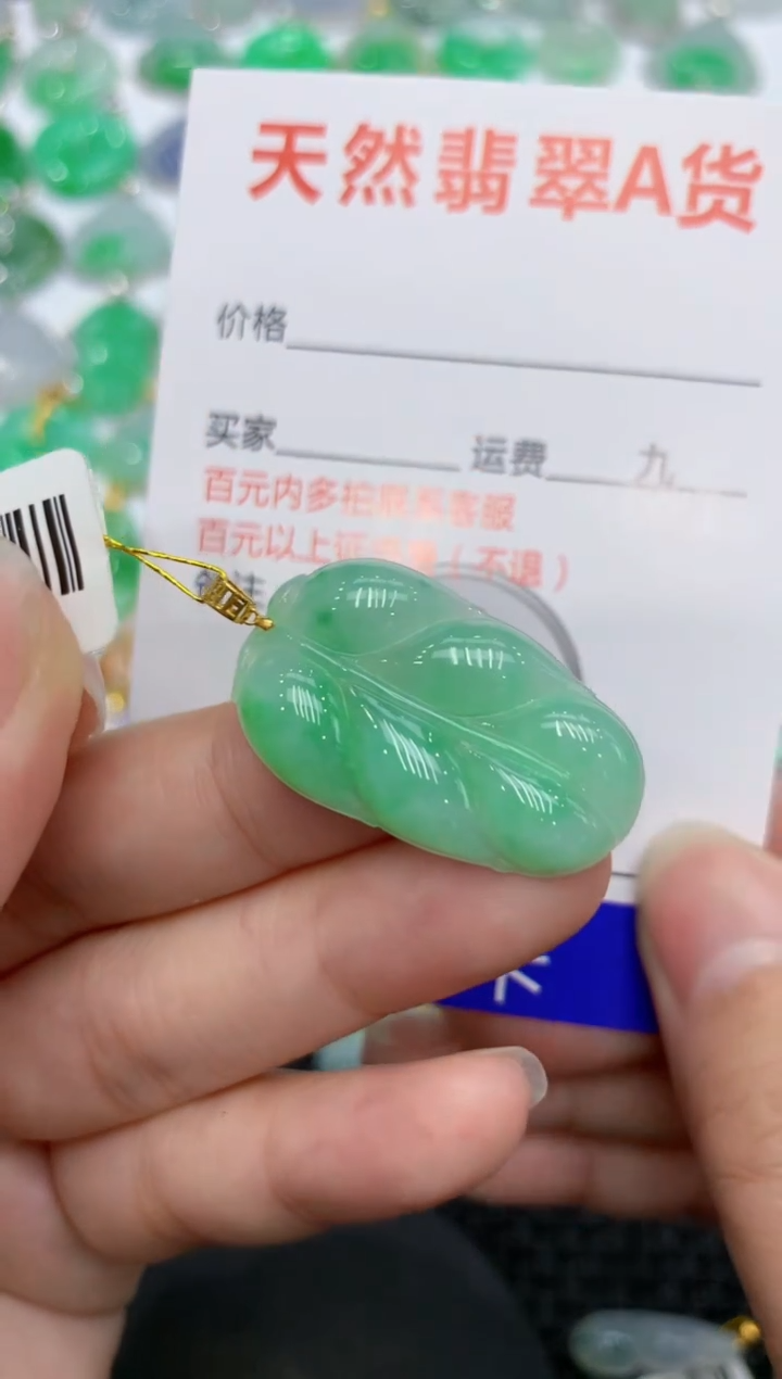 【闪购商品】翡翠颈饰18K金镶嵌111111111111