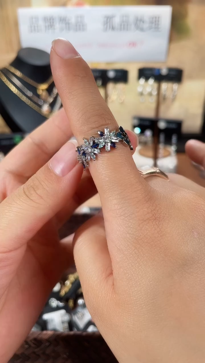 合金925银锆石7006