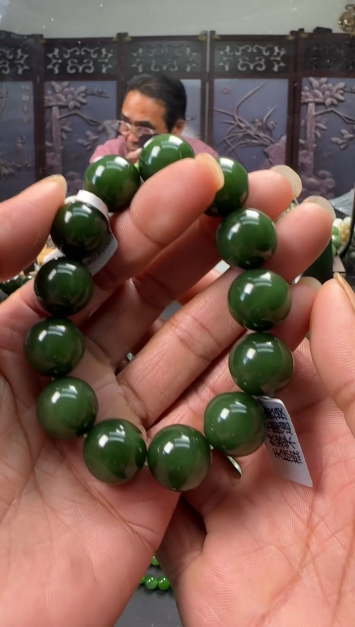 未镶嵌和田玉珠宝奇石手串