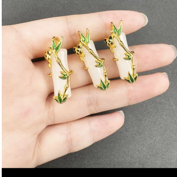 精品高端白玉石竹节吊坠