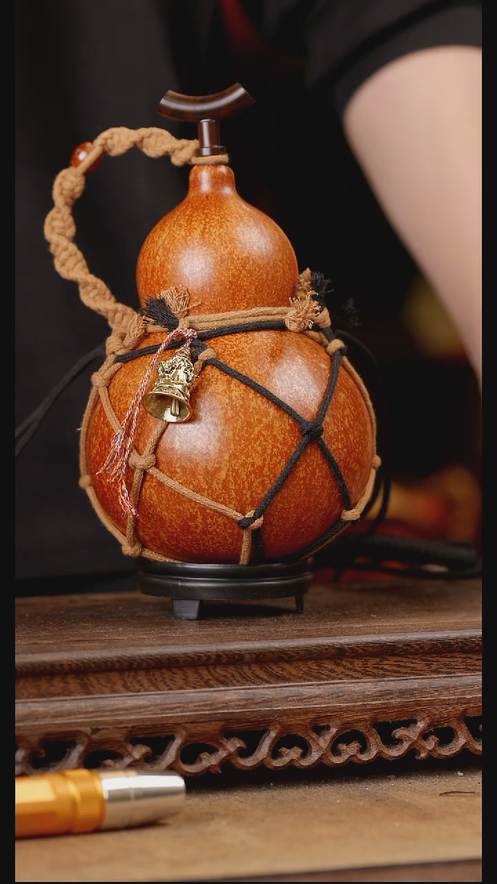 18号精品天然大漆酒葫芦一物一拍~